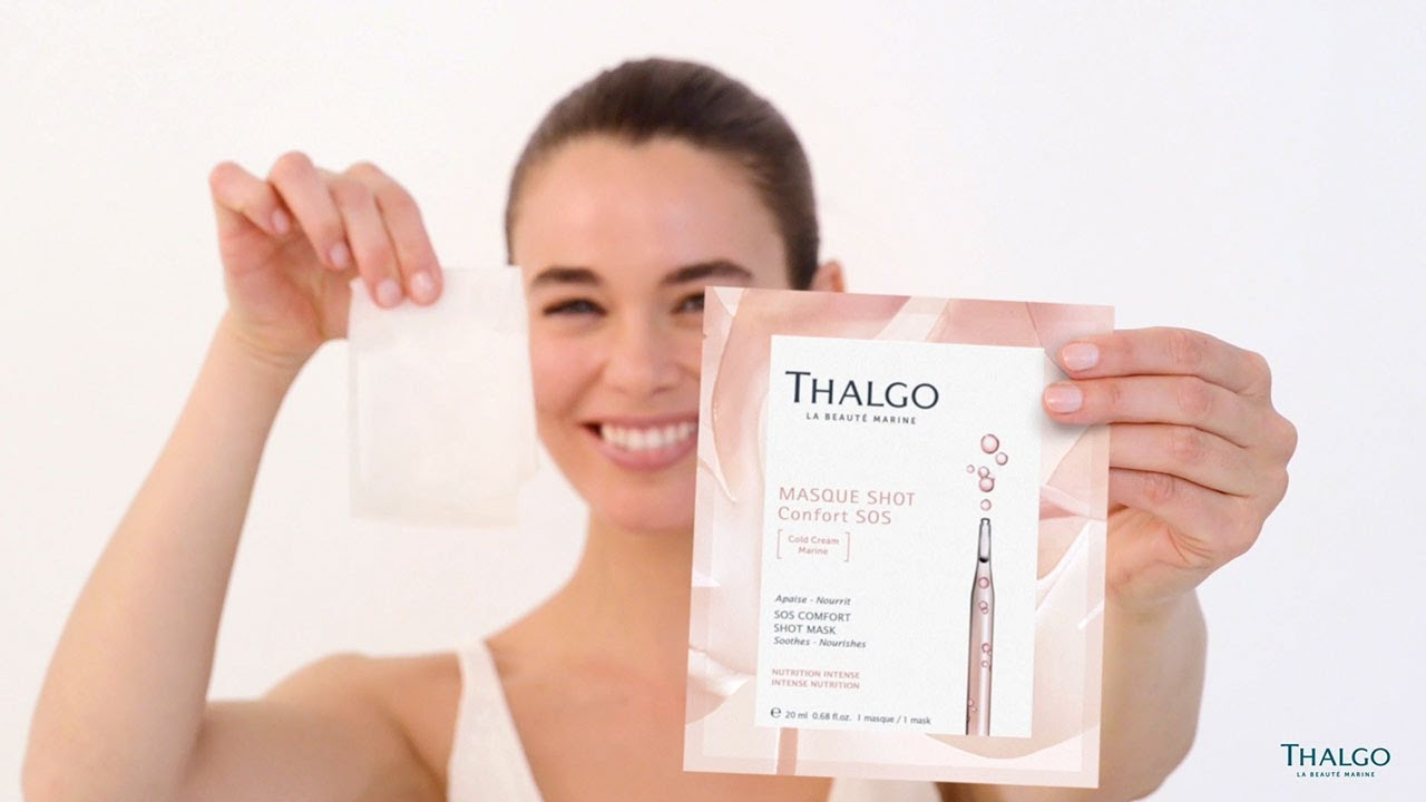 Thalgo SOS Comfort Shot Mask gir næring og umiddelbar komfort til huden som vil føles smidig og myk gjennom hele dagen.Gratis frakt